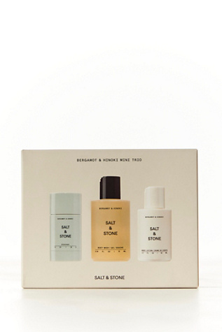 Salt & Stone Mini Body Trio Set At Free People In Bergamot + Hinoki