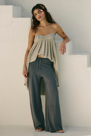 Avalon Sweater Pants By free-est At Free People In Smoked Pearls Combo, Size: Medium