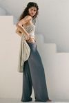 Avalon Cotton-Linen Sweater Pants