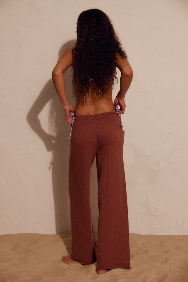 Avalon Cotton-Linen Sweater Pants