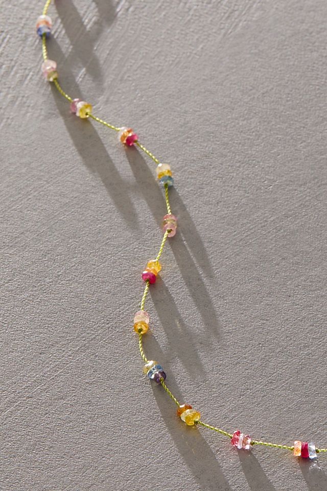 Collier See Real Flowers Rainbow #1