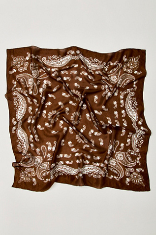 So Silk Printed Bandana