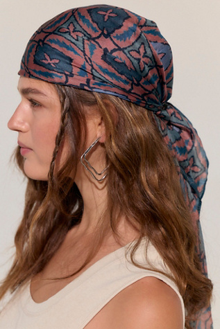 So Silk Bandana at Free People in Candy Swirl Mosaic