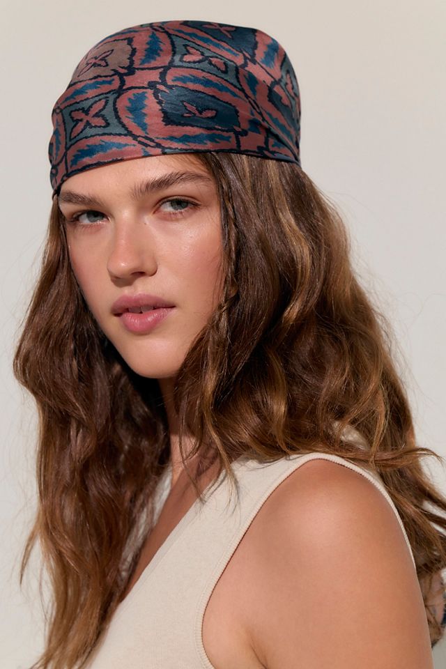 So Silk Printed Bandana #4