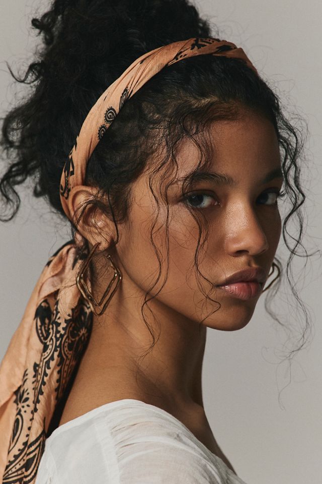 So Silk Printed Bandana #4