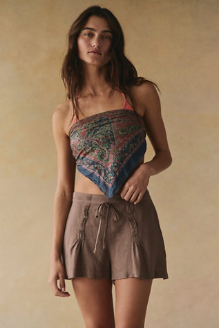 So Silk Bandana at Free People in Fall Paisley Wedgewood Blue