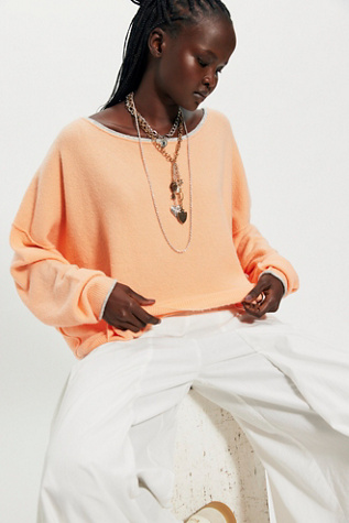 See Me SoftSpun Jumper at Free People in Spring Melon, Size: XL