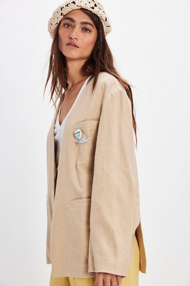 Poppy Linen Blazer #3