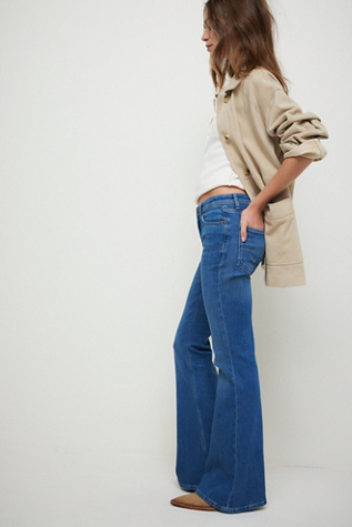 We The Free Love Bomb Flare Jeans At Free People In Explosive, Size: 27