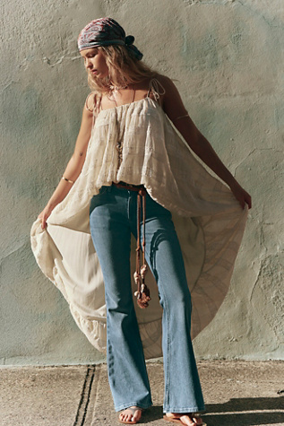 We The Free Love Bomb Flare Jeans at Free People in Light Wash, Size: 29 S
