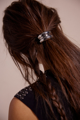 Hideaway Hair Cuff At Free People In Silver