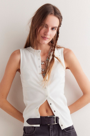 Reversible Cardi At Free People In Clean Ivory, Size: Medium