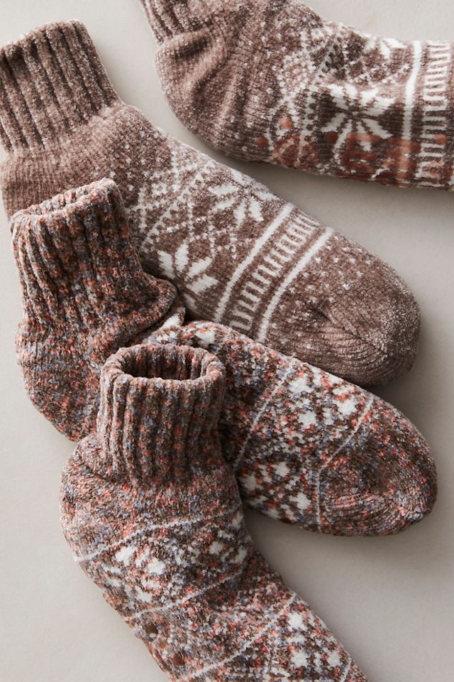 Snow Day Slipper Socks #1