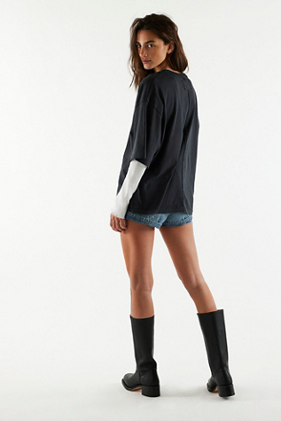 Женская футболка We The Free Perfect Oversized Tee, цвет: Чёрный — фото 6