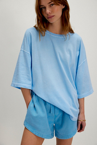 We The Free Perfect Oversized Tee At Free People In Larkspur, Size: Small