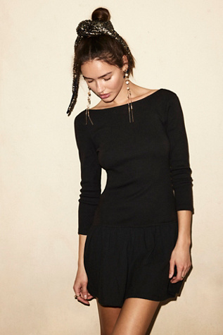 Lucienne Mini By free-est At Free People In Black, Size: XL