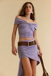 Suede Hex Hip Belt