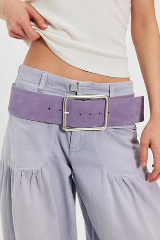 Suede Hex Hip Belt