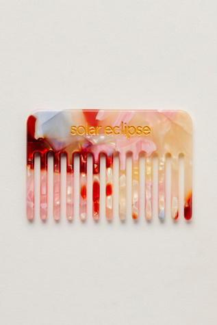 Solar Eclipse Pocket Size Wide Tooth Comb at Free People