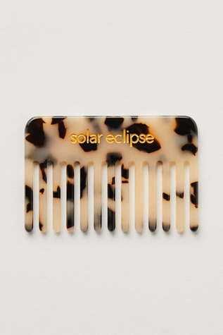 Solar Eclipse Pocket Size Wide Tooth Comb
