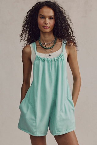 We The Free Freebird Shortalls at Free People in Rolling Rapids, Size: Large