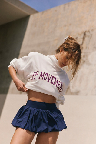 Dance All Day Bubble Skort by FP Movement at Free People, Midnight Navy, S