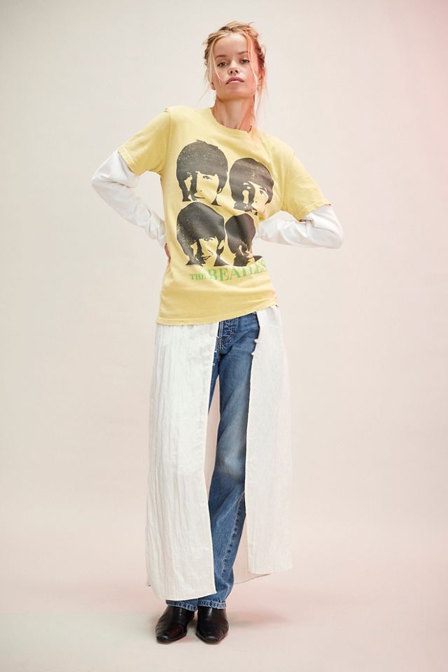 Junk Food - Unisex The Beatles The Fab Four Live! T-Shirt