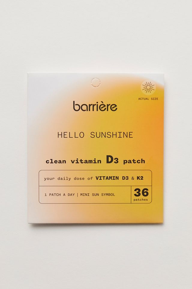 Barriere Wearable Patch Supplement #1