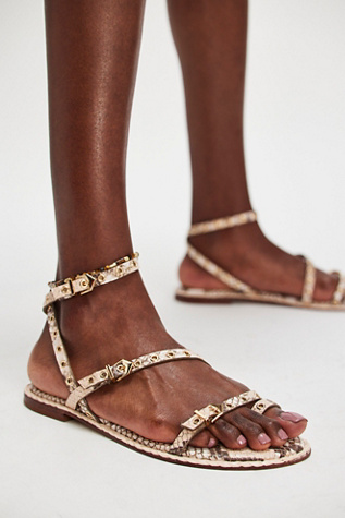 Annete Grommet Sandals By Schutz At Free People In Beige Latte, Size: US 7.5