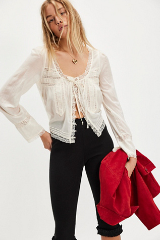 Damson Madder Anisa Capri Pants at Free People in Black, Size: US 8