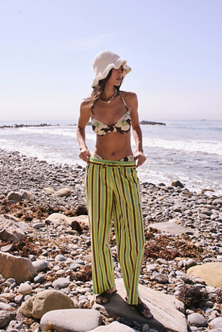Damson Madder Ritik Trousers at Free People in Green, Size: US 2