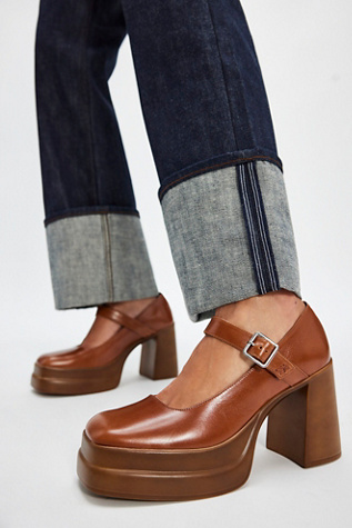 Marais Mary Janes by Free People in Tan, Size: US 8