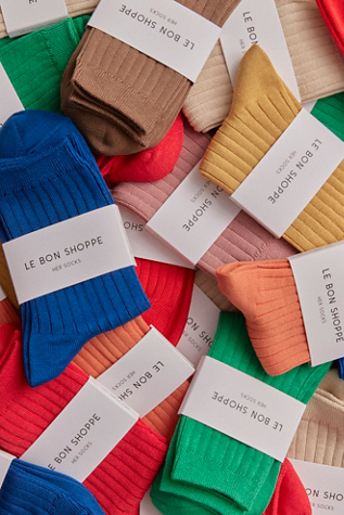 Le Bon Her Socks By Le Bon Shoppe At Free People In Cobalt