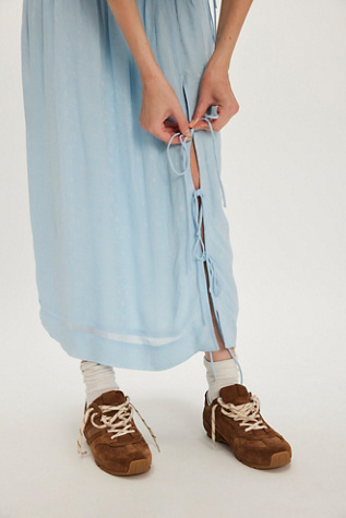 Damson Madder Charlotte Jacquard Midi Skirt