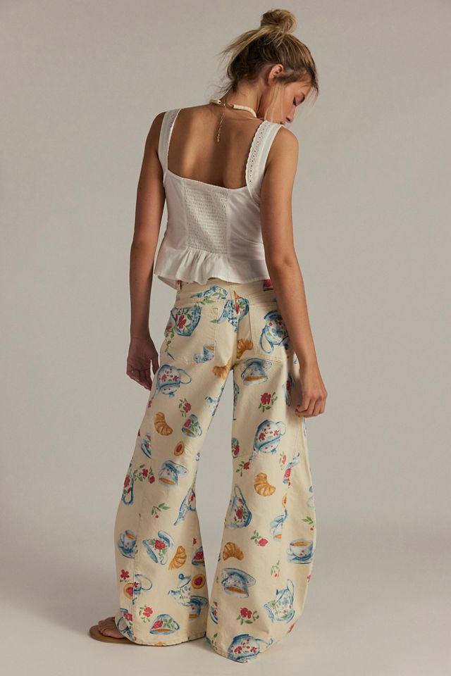 Jeans flare taille haute imprimés Eden We The Free #2