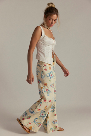 We The Free Eden Printed High Slouchy Jeans