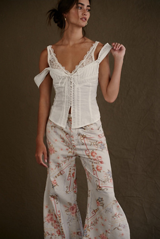 Isabella Cotton-Linen Skirt Set