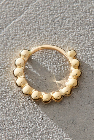 Venus by Maria Tash Granulated Hoop Earring