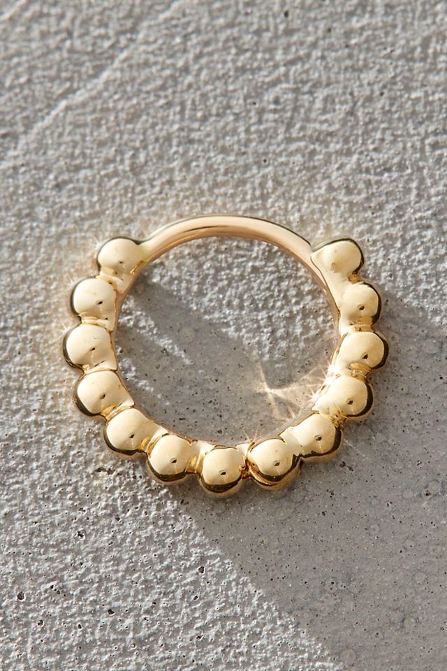 Venus by Maria Tash Granulated Hoop Earring #1