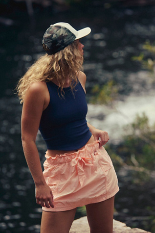 In The Wild Skort by FP Movement at Free People, Pastel Peach, XS