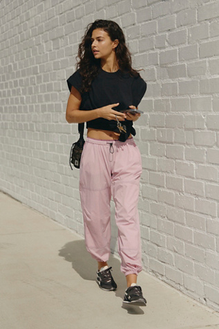 Song And Dance Pants by FP Movement at Free People in Dusty Pink Combo, Size: Small