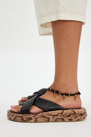 Hattie Flatform Sandals by Bueno at Free People in Tan, Size: EU 39