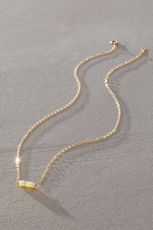 864 Design Opal Necklace by 8.6.4 Design at Free People in Gold