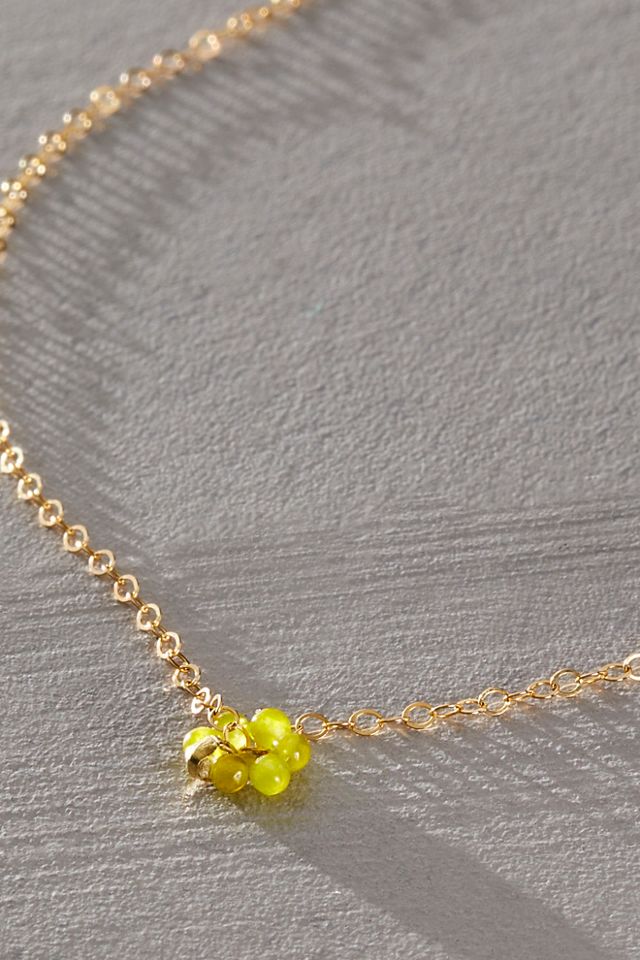 864 Design Stone Flower Necklace #2