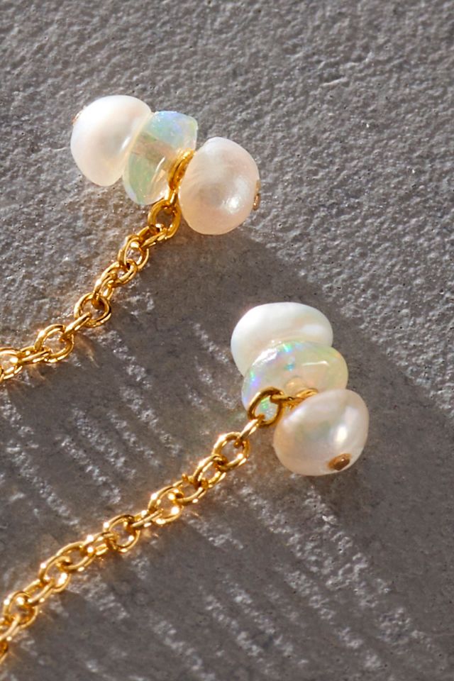 864 Design Opal Pearl Huggies #2