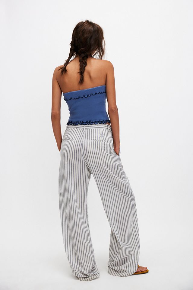 Denimist Blair Stripe Double-Pleat Pants #1