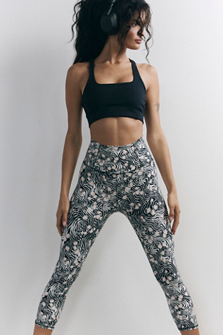 Never Better Printed Capri Leggings