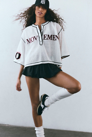 Camp Out Tee by FP Movement at Free People in Ivory Combo, Size: Large