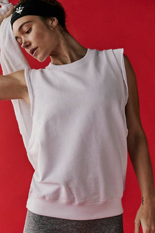 Flutter Tank Top by FP Movement at Free People in Ivory, Size: Medium