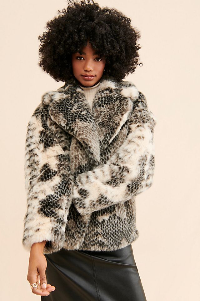 Jakke Snake Print Rita Coat | Free People Jakke Snake Print Rita Coat | Free People